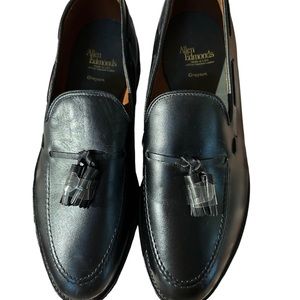 Men’s Allen Edmonds Grayson Black tassel Loafers 10.5 D